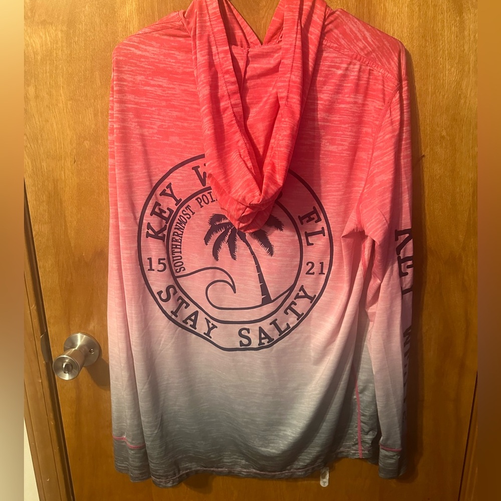 light weight long sleeve coverup/top for beach, size L, brand new